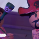 Queen Tulip turning up with a muscular pirate at her birthday party.